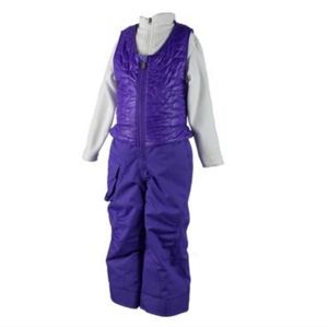 Obermeyer Purple Kids Snow Bib